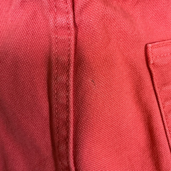Sid Mashburn Slim Straight 5-Pocket Pants Vermillion Red Canvas 32x30 - Picture 12 of 12